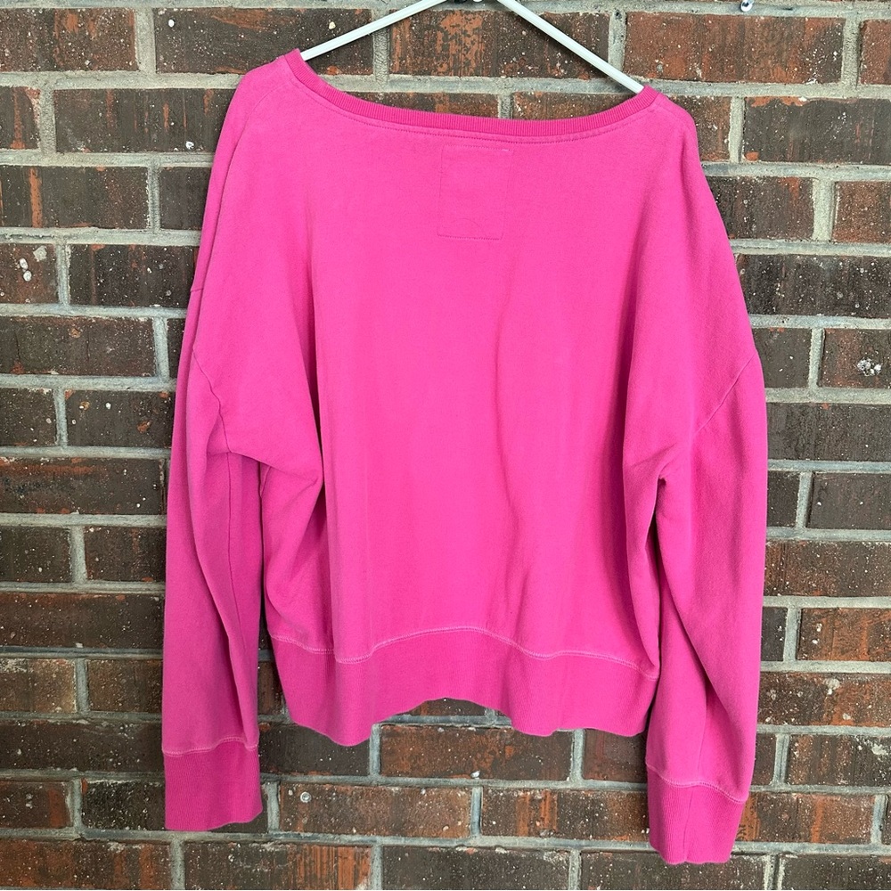 Life Is Good Vibrant Pink Women's Sweatshirt - Picture 3 of 3